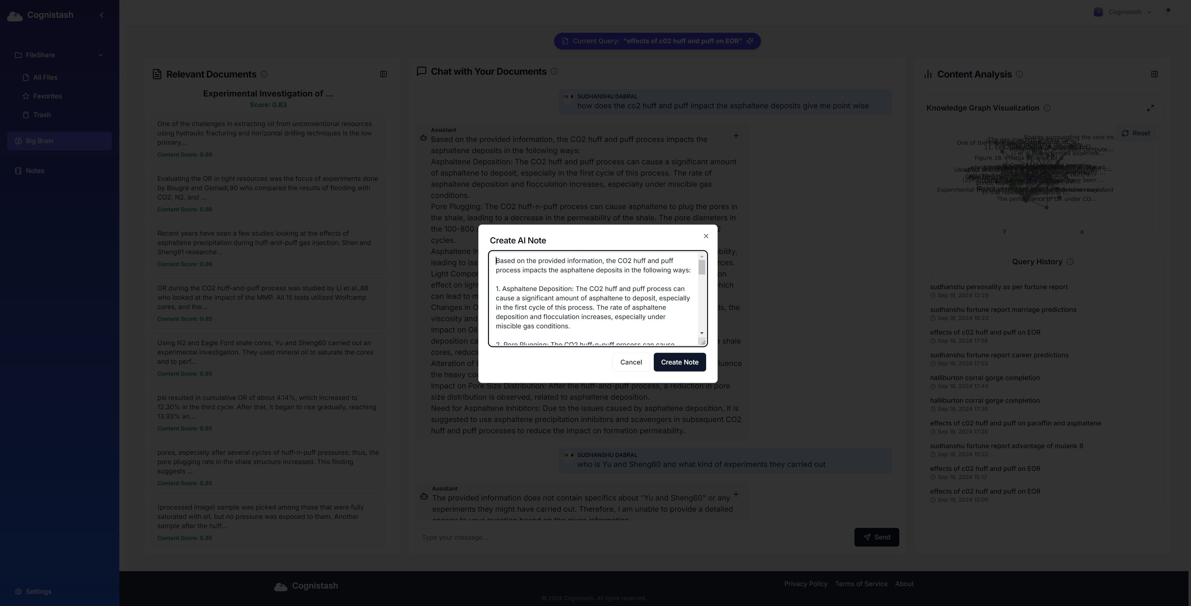 Cognistash dashboard 4